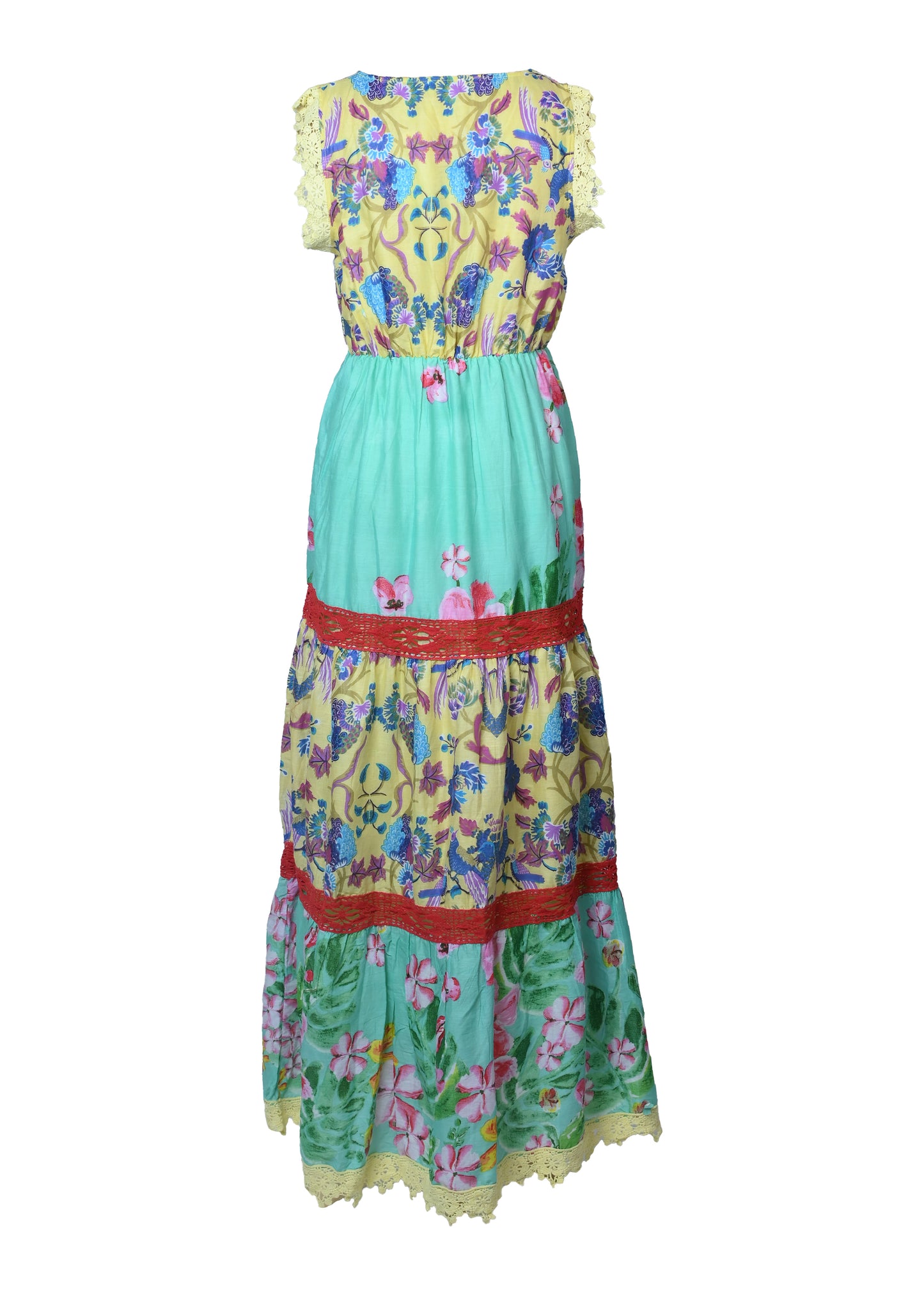 Mandarian boho dress