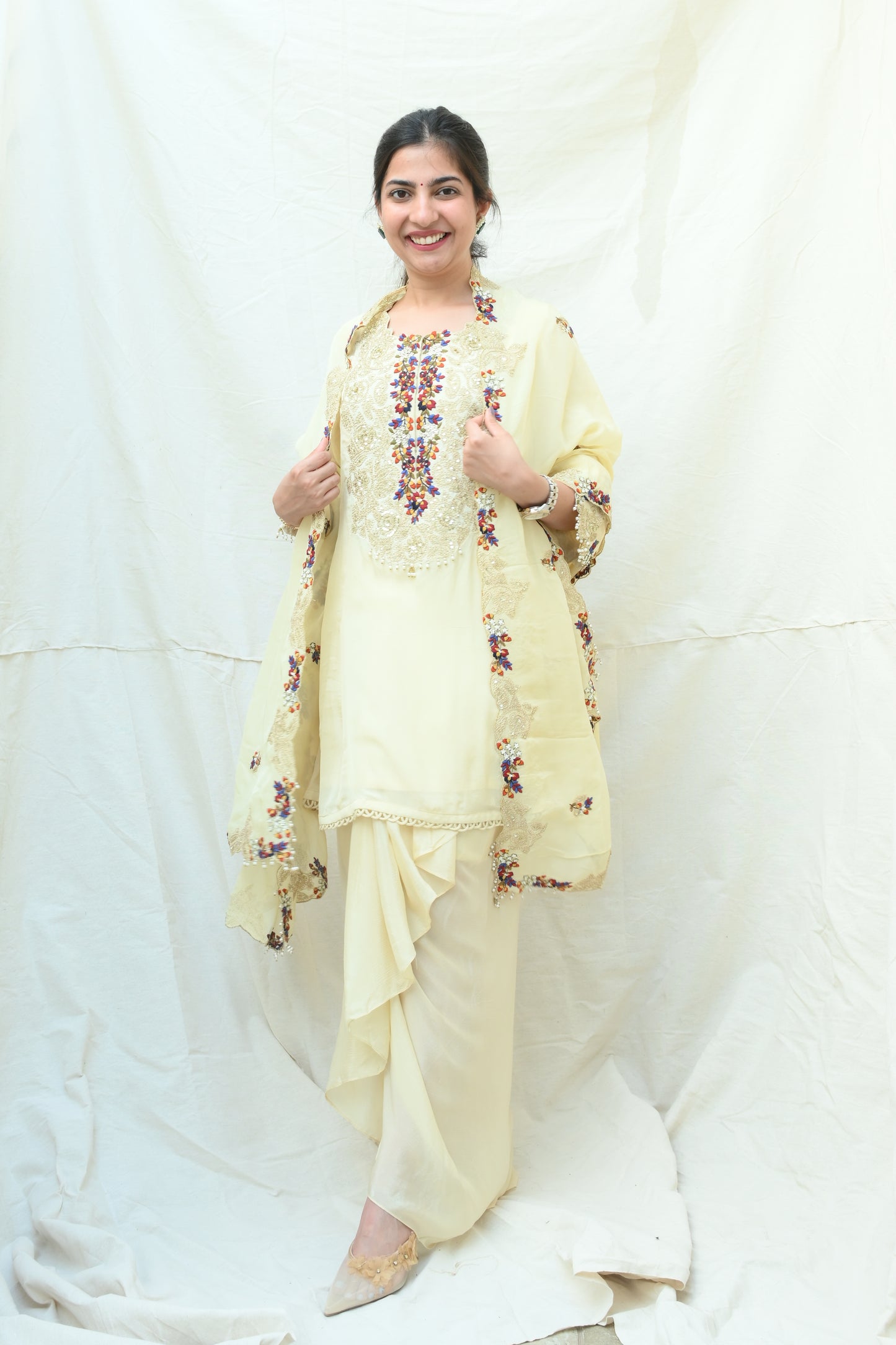 Luxury dhoti set