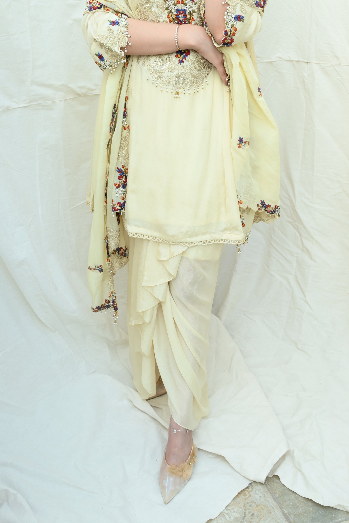 Luxury dhoti set