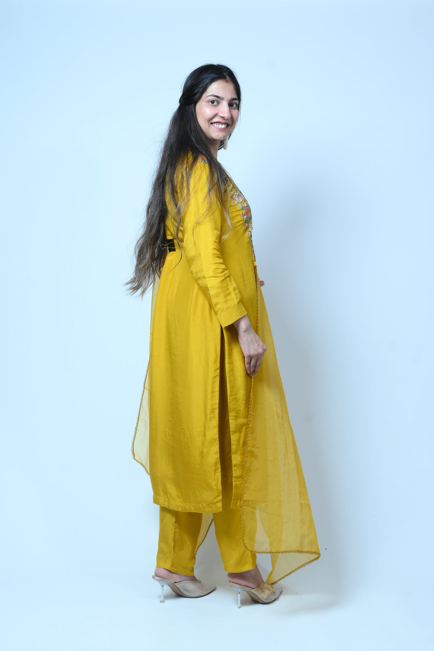 Pataudi festive set-yellow