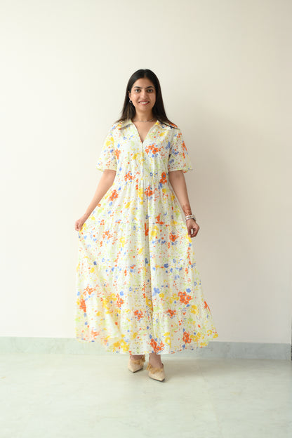 Canvas print dress