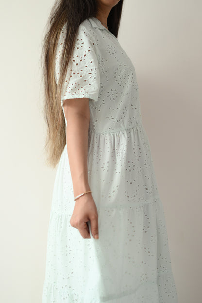 Light schiffli dress