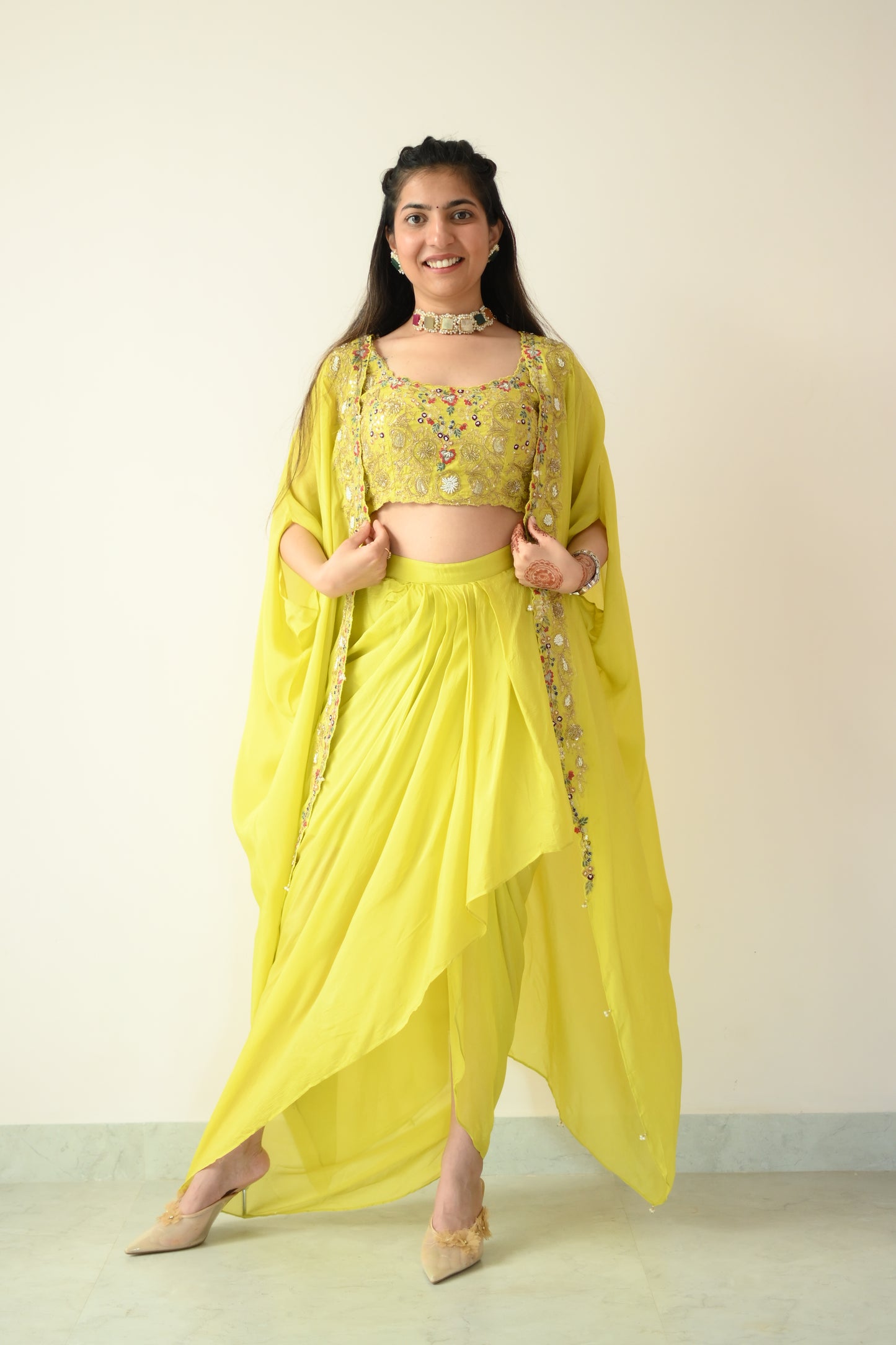 3 Pc festive indowestern